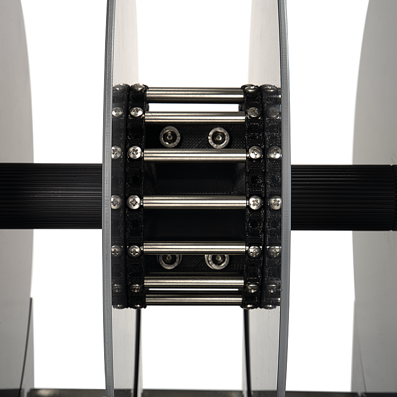 Close-Up of Complex Wheel for Mouse RotaRod, with 30 bars