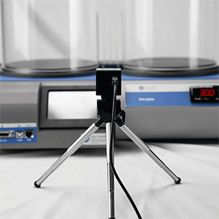 The full experiment is optimized for video-tracking