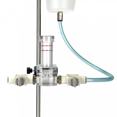 Plethysmometer Paw Volume and Oedema, water cell without transducer frontal view close up