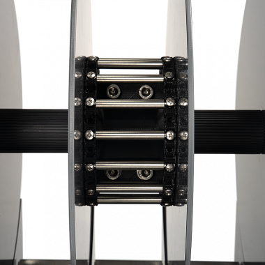 Close-Up of Complex Wheel for Mouse RotaRod, with 30 bars